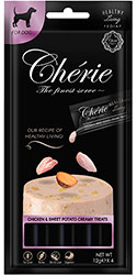 Cherie Dog Healthy Living Creamy Treats Chicken & Sweet Potato