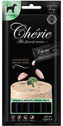 Cherie Dog Healthy Living Creamy Treats Chicken & Broccoli