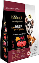 Choupi Junior & Adult Dog Small & Medium Breed Beef with Pumpkin