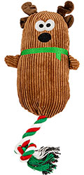 Christmas Toys Новогодняя игрушка "Олень" с канатом для собак