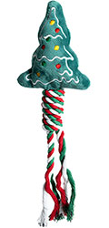 Christmas Toys Іграшка "Різдвяна ялинка з мотузками" для собак