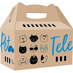 Collar TelePet Картонна переноска для котів і собак