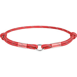 Collar WAUDOG Smart ID Шнурок из паракорда для адресника, светоотражающий, красный