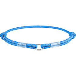 Collar WAUDOG Smart ID Шнурок із паракорду для адресника, світловідбивний, синій