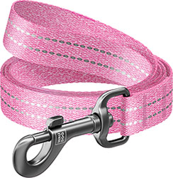 Collar WAUDOG Re-cotton Поводок из восстановленного хлопка для собак, розовый