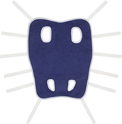 Collar Попона послеоперационная для кошек и собак, синяя