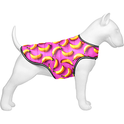 Collar WAUDOG Clothes Курточка-накидка "Бананы на розовом" для собак
