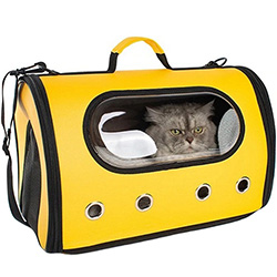 CosmoPet Сумка-переноска для собак и кошек, желтая