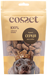 Cosset Ліофілізовані курячі сердечка для собак Cosset Ліофілізовані курячі сердечка для собак