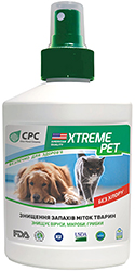CPC Xtreme Pet - засіб для знищення запахів та міток тварин