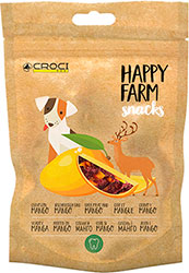 Croci Happy Farm Рулетики з олениною та манго для дорослих собак