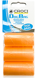 Croci Пакеты гигиенические для собак, оранжевые