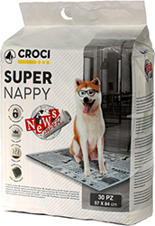 Croci Super Nappy News Paper XL Пеленки для собак с рисунком газеты