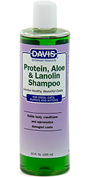 Davis Protein, Aloe & Lanolin Shampoo Шампунь с ланолином для кошек и собак