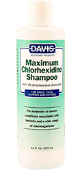 Davis Maximum Chlorhexidine Shampoo Шампунь с хлоргексидином для кошек и собак