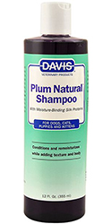 Davis Plum Natural Shampoo Сливовий шампунь із протеїнами шовку для котів і собак