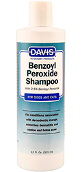 Davis Benzoyl Peroxide Shampoo Шампунь для кошек и собак при дерматите