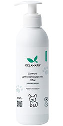 Delamark Шампунь с экстрактом ромашки и алоэ вера для короткошерстных собак