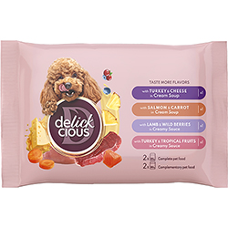 Delickcious Набір №1 вологого корму для дорослих собак