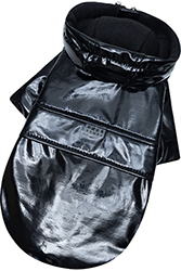 Dogs Bomba Дощовик "Вініл" для собак, чорний