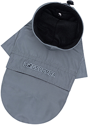 Dogs Bomba Дощовик-куртка для собак, графітовий