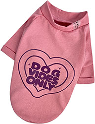 Dogs Bomba Футболка "Dog Vibes" для собак, пудрова