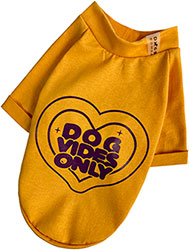 Dogs Bomba Футболка "Dog Vibes" для собак, жовта