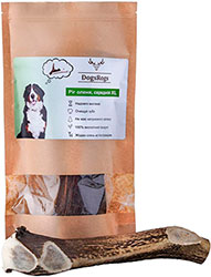 DogsRogs Оленячі роги XL для собак великих порід, середньої твердості
