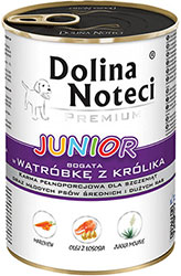 Dolina Noteci Premium Cans Junior rich in Rabbit liver