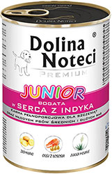 Dolina Noteci Premium Cans Junior rich in Turkey hearts