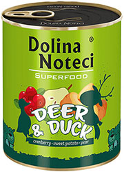 Dolina Noteci Superfood Cans Adult Deer & Duck