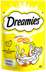 Dreamies Cheese Подушечки с сыром для кошек