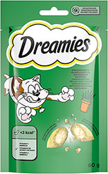 Dreamies Catnip Подушечки с кошачьей мятой для кошек Dreamies Catnip Подушечки с кошачьей мятой для кошек
