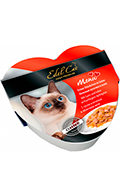 Edel Heart Шматочки з гусаком і печінкою в яблучному желе для котів