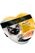 Edel Heart Кусочки с тремя видами птицы в тыквенном соусе для кошек
