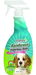 Espree Rainforest Waterless Bath Очищающий спрей с алоэ вера для собак