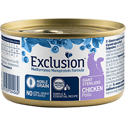 Exclusion Noble Grain Cat Giant Sterilized Chicken Cans