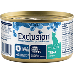 Exclusion Noble Grain Cat Sterilized Tuna Cans