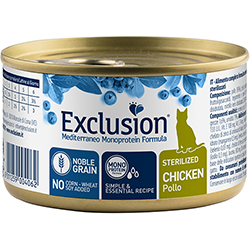 Exclusion Noble Grain Cat Sterilized Chicken Cans