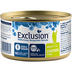 Exclusion Noble Grain Cat Adult Chicken Cans