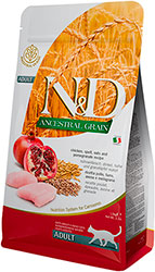 Farmina N&D Ancestral Grain Cat Adult Chicken & Pomegranate