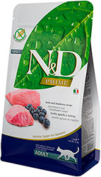 Farmina N&D Prime Grain Free Cat Adult Lamb & Blueberry