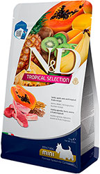 Farmina N&D Tropical Selection Dog Adult Mini Lamb, Spelt, Oats & Fruits
