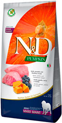 Farmina N&D Pumpkin Grain Free Dog Adult Maxi Giant Lamb & Blueberry