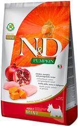 Farmina N&D Pumpkin Grain Free Dog Adult Mini Chicken & Pomegranate