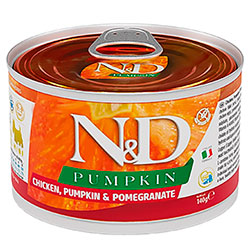 Farmina N&D Pumpkin Grain Free Dog Adult Mini Chicken, Pumpkin & Pomegranate Cans