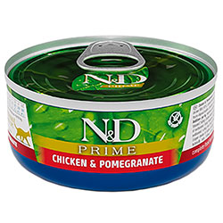 Farmina N&D Prime Grain Free Cat Adult Chicken & Pomegranate Cans