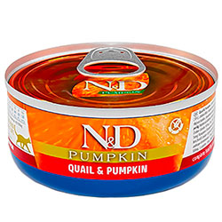 Farmina N&D Pumpkin Grain Free Cat Adult Quail & Pumpkin Cans