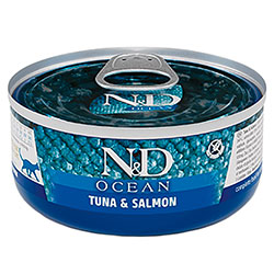 Farmina N&D Ocean Grain Free Cat Adult Tuna & Salmon Cans
