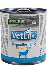 Farmina Vet Life Natural Diet Dog Hypoallergenic Fish&Potato Cans